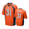 Men's Denver Broncos Justin Simmons Orange Limited Jersey