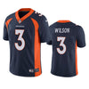 Men's Denver Broncos Russell Wilson Navy Limited Jersey