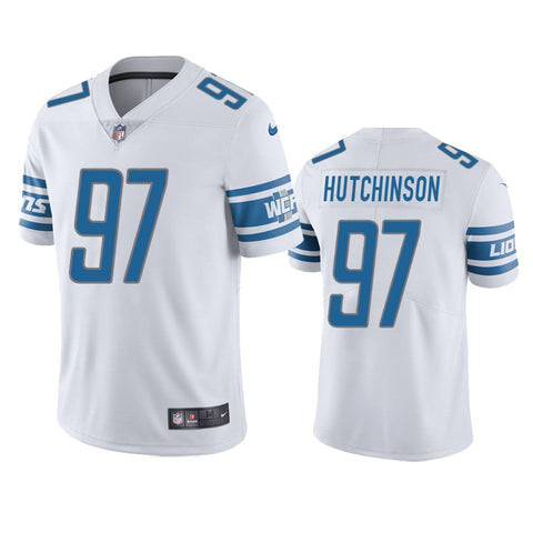 Men's Detroit Lions Aidan Hutchinson White Limited Jersey