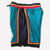 Men's Detroit Pistons Green Teal, Pistons Mens Basketball Shorts Stitched