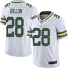 Men's Green Bay Packers AJ Dillon White Limited Jersey