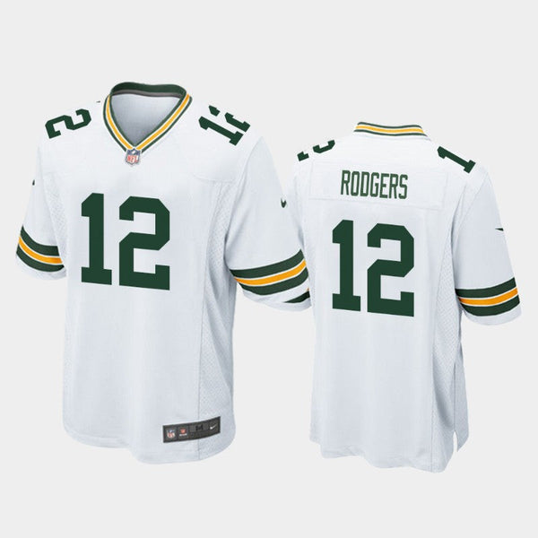 Men's Green Bay Packers Aaron Rodgers White Limited Jersey