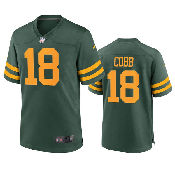 Men's Green Bay Packers Randall Cobb Green Throwback Limited Jersey