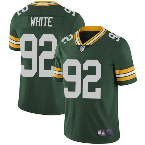 Men's Green Bay Packers Reggie White Green Limited Jersey