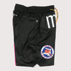 Men's Heat Rainbow Shorts Black, Rainbow Mens Basketball Shorts Stitched