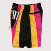 Men's Heat Rainbow Shorts Black, Rainbow Mens Basketball Shorts Stitched