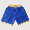 Men's Indiana Pacers Shorts Blue, Pacers Mens Basketball Shorts Stitched