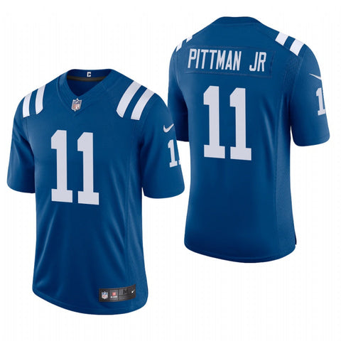 Men's Indianapolis Colts Michael Pittman Jr Blue Limited Jersey