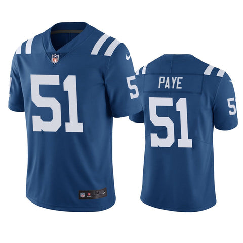 Men's Indianapolis Colts Royal Kwity Paye Color Rush Limited Jersey