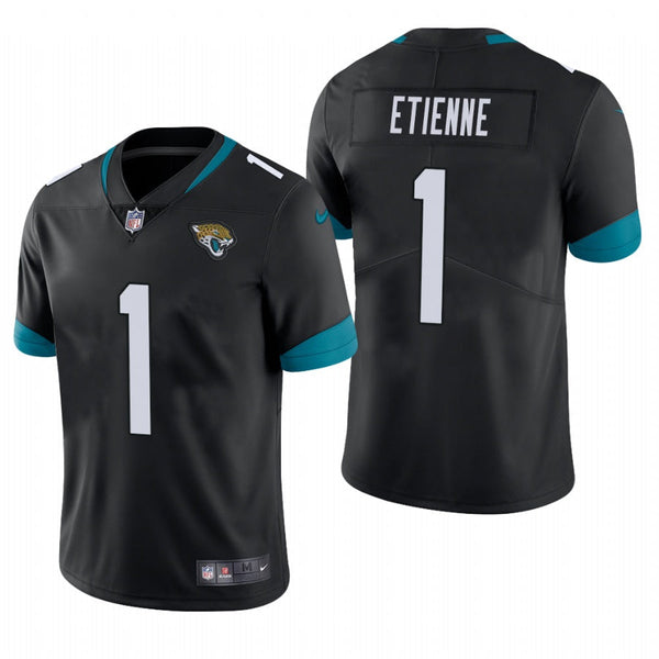 Men's Jacksonville Jaguars Travis Etienne Black Limited Jersey