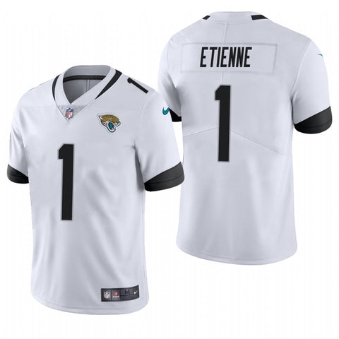 Men's Jacksonville Jaguars Travis Etienne White Limited Jersey