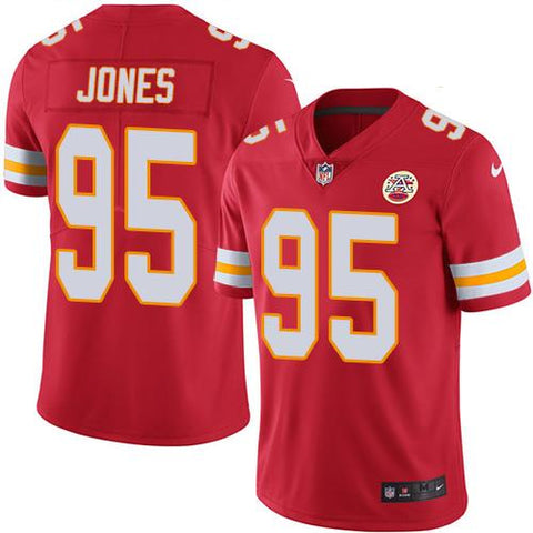 Men's Kansas City Chiefs Chris Jones Red Limited Jersey