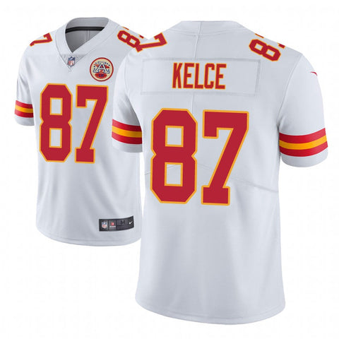 Men's Kansas City Chiefs Travis Kelce White Limited Jersey