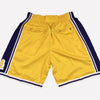 Men's Kobe Bryant Shorts Yellow, Bryant Mens Basketball Shorts Stitched