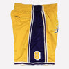 Men's Kobe Bryant Shorts Yellow, Bryant Mens Basketball Shorts Stitched