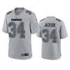 Men's Las Vegas Raiders Bo Jackson Gray Atmosphere Fashion Limited Jersey