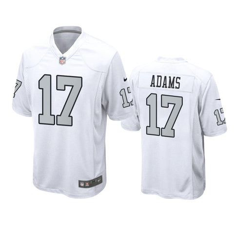 Men's Las Vegas Raiders Davante Adams White Color Rush Limited Jersey