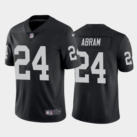 Men's Las Vegas Raiders Johnathan Abram Black Limited Jersey