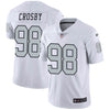 Men's Las Vegas Raiders Maxx Crosby White Color Rush Limited Jersey