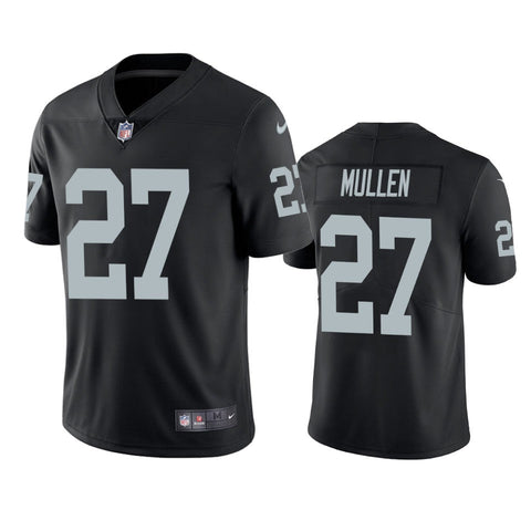 Men's Las Vegas Raiders Trayvon Mullen Jr Black Limited Jersey