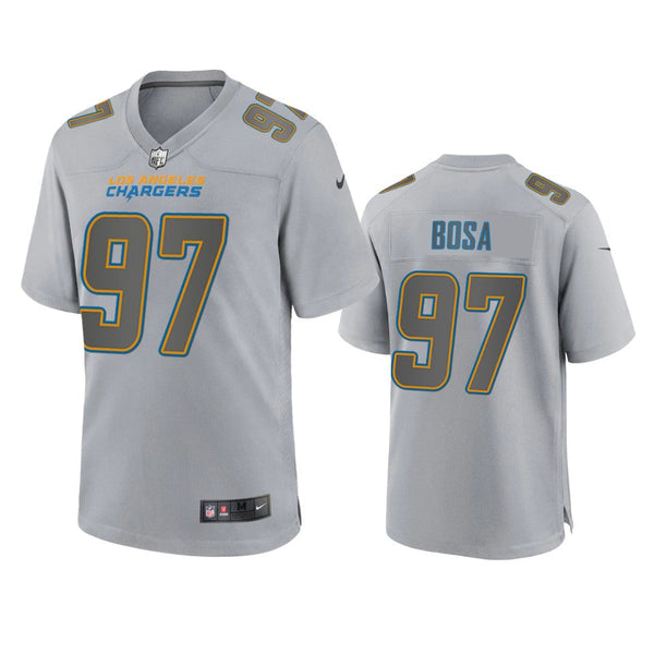 Men's Los Angeles Chargers Joey Bosa Gray Atmosphere Fashion Limited Jersey