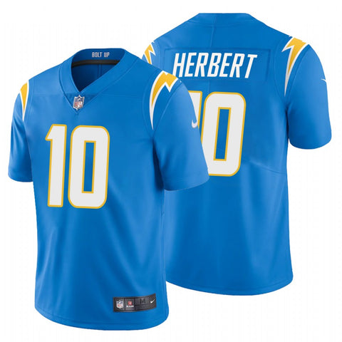 Men's Los Angeles Chargers Justin Herbert Blue Limited Jersey