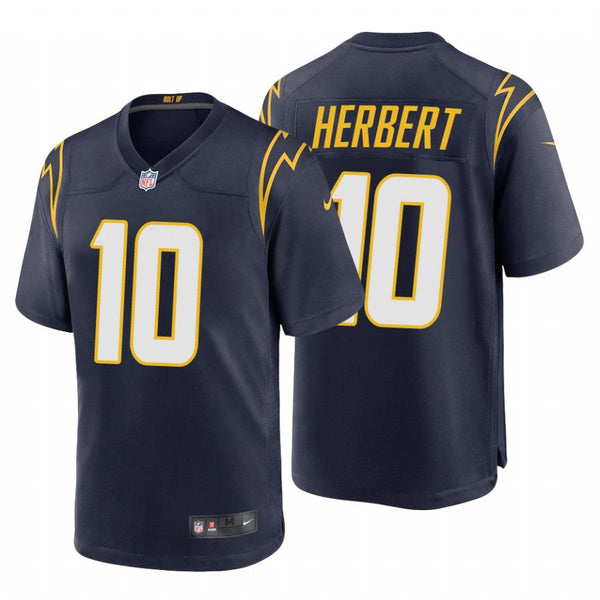 Men's Los Angeles Chargers Justin Herbert Navy Limited Jersey