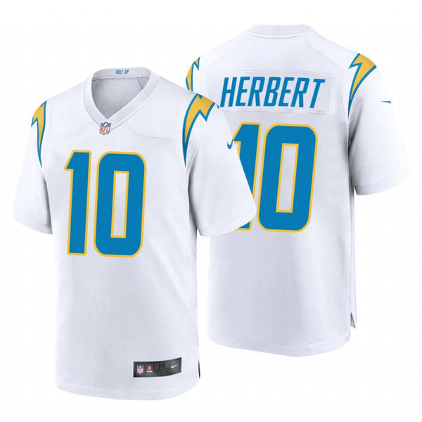 Men's Los Angeles Chargers Justin Herbert White Limited Jersey
