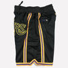 Men's Los Angeles Lakers Black Shorts, Lakers Mens Basketball Shorts Stitched