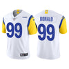 Men's Los Angeles Rams Aaron Donald White Throwback Limited Jersey