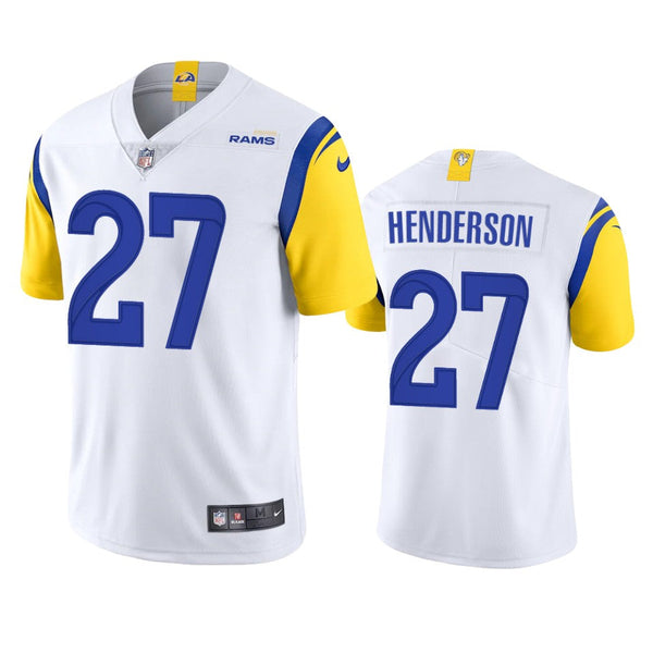 Men's Los Angeles Rams Darrell Henderson White Limited Jersey