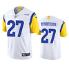 Men's Los Angeles Rams Darrell Henderson White Limited Jersey