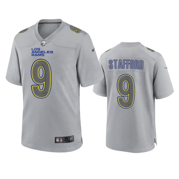 Men's Los Angeles Rams Matthew Stafford Gray Atmosphere Fashion Limited Jersey