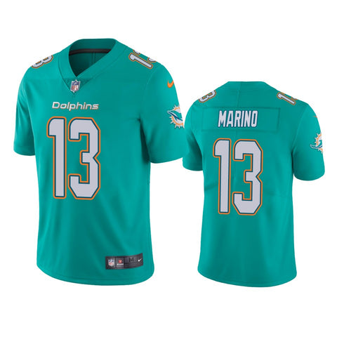 Men's Miami Dolphins Dan Marino Aqua Limited Jersey