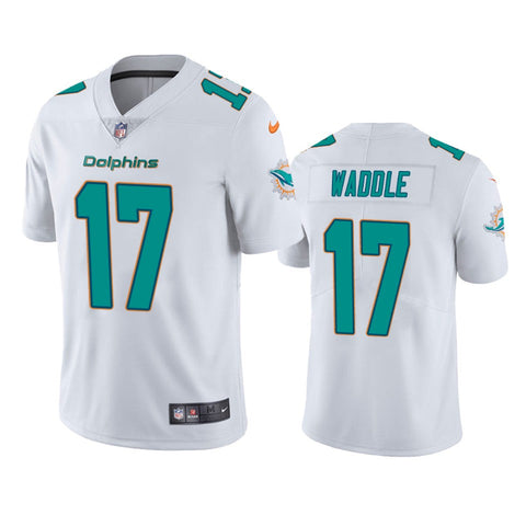 Men's Miami Dolphins Jaylen Waddle White Limited Jersey