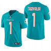 Men's Miami Dolphins Tua Tagovailoa Aqua Limited Jersey