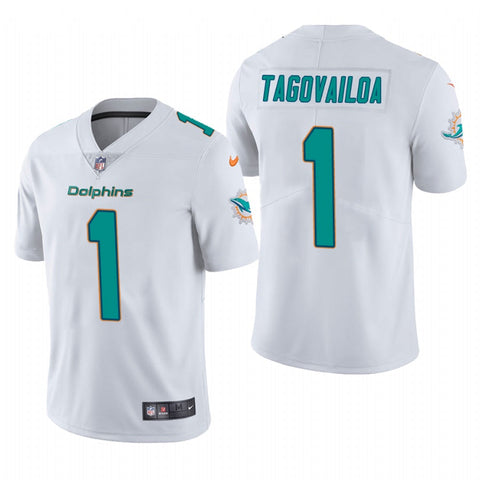 Men's Miami Dolphins Tua Tagovailoa White Limited Jersey
