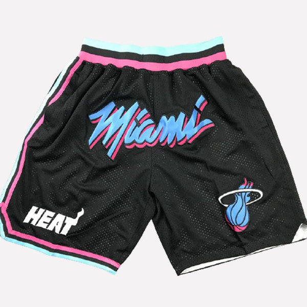 Men's Miami Heat Black mamba Shorts, Heat Mens Basketball Shorts Stitched