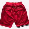 Copy of Men's Miami Heat Shorts red Miami Heat Mens Basketball Shorts Stitched