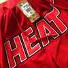 Copy of Men's Miami Heat Shorts red Miami Heat Mens Basketball Shorts Stitched