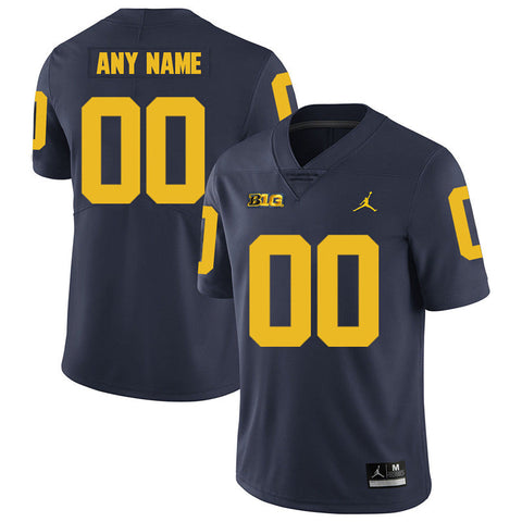 Michigan Wolverines Custom College Football Jersey