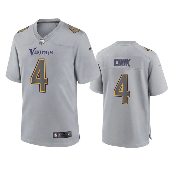 Men's Minnesota Vikings Dalvin Cook Gray Atmosphere Fashion Limited Jersey