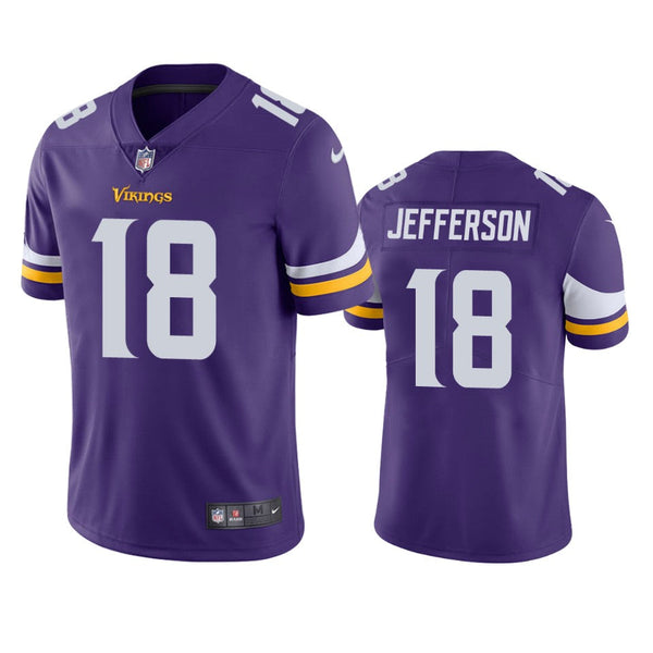 Men's Minnesota Vikings Justin Jefferson Purple Limited Jersey