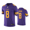 Men's Minnesota Vikings Kirk Cousins Purple Color Rush Limited Jersey