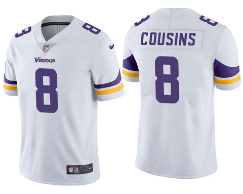 Men's Minnesota Vikings Kirk Cousins White Limited Jersey