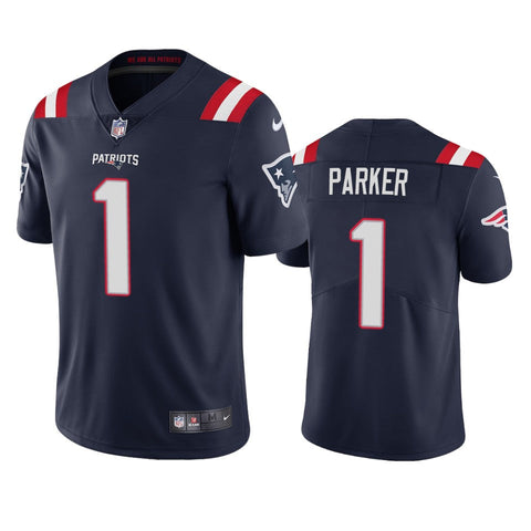 Men's New England Patriots DeVante Parker Navy Limited Jersey