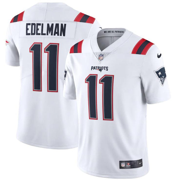 Men's New England Patriots Julian Edelman White Limited Jersey