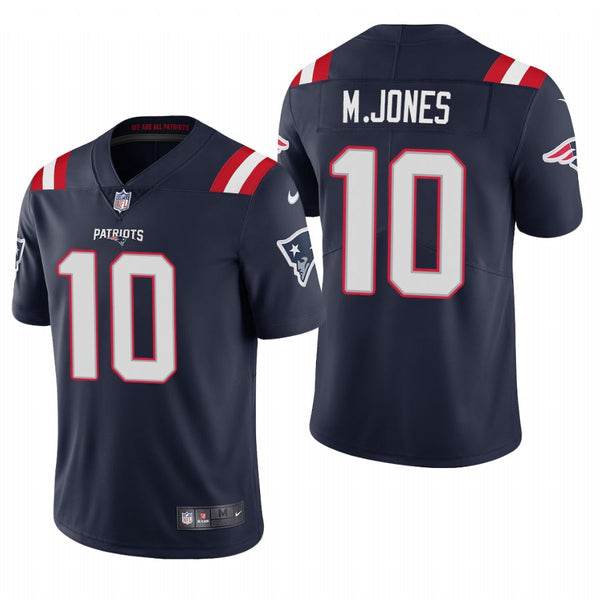 Men's New England Patriots Mac Jones Navy Limited Jersey