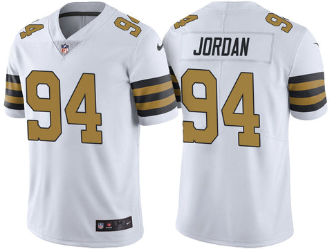 Men's New Orleans Saints Cameron Jordan White Color Rush Limited Jersey