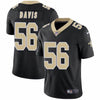 Men's New Orleans Saints Demario Davis Black Limited Jersey